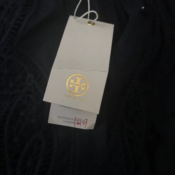 🎉HP🎉Tory Burch Boho Kimberly Tunic In Tory Navy - Picture 7 of 8